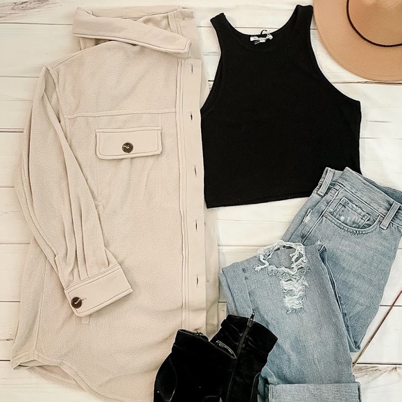 Fleece shacket - Picture 5 of 7